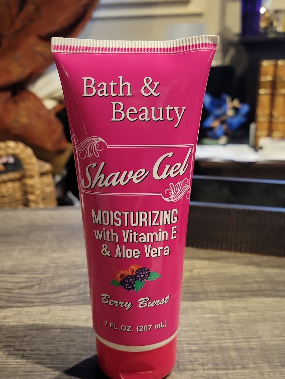 5 For 25.00/Berry Scented Shaving Gel,New & Sealed,w/ Vit.E & Aloe